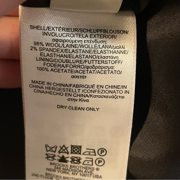 COPY - Brooks Brothers Wool dress sheath collared midi grey size 2 NWT - Picture 15 of 15